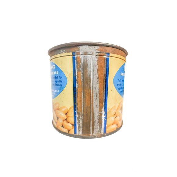 Antique Tom Sawyer Fancy Peanuts Salted Tin - Picture 3 of 4